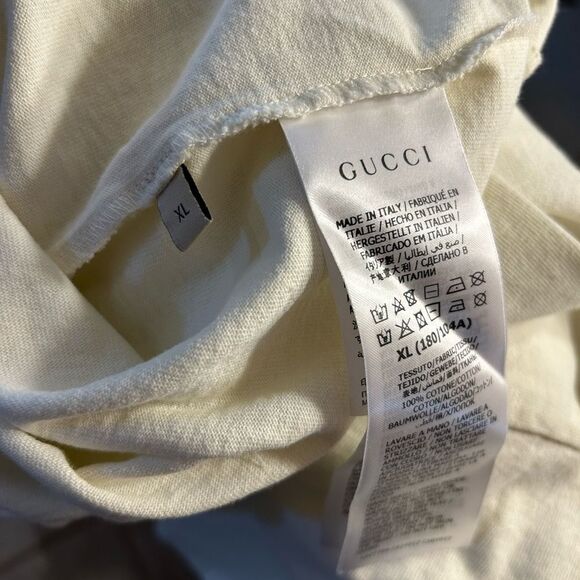Men’s Gucci, X, the Northface cotton T-shirt, size XL made in Italy - Picture 6 of 6